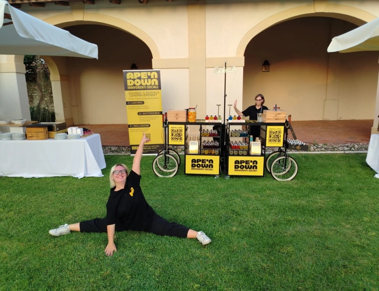 Il team Ape'n Down a Catering DE BATTISTI IMPIANTI